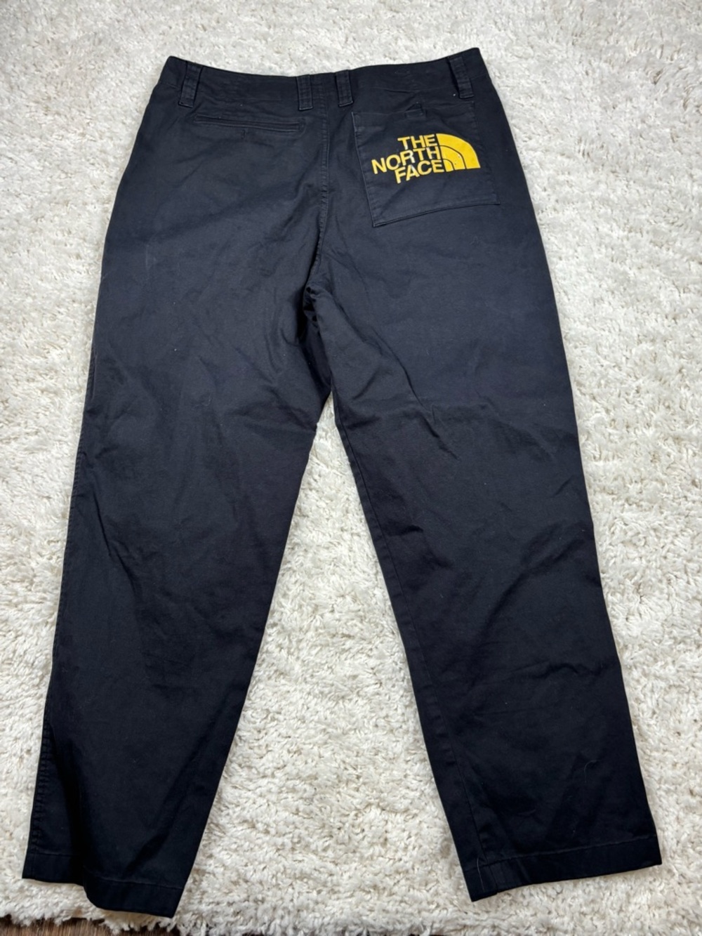 The North Face Men’s Pants 34 Regular Black Logo Stretch Cotton Chino